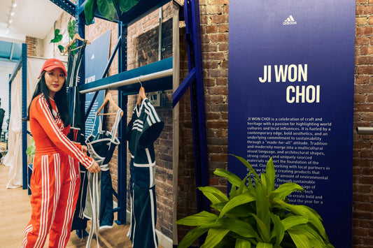 Adidas launches sustainable event in New York, one day only.