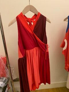 Dress rosso Antecedent Collaction (Sample Product)