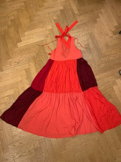 Dress rosso lungo Antecedent Collaction (Sample Product)