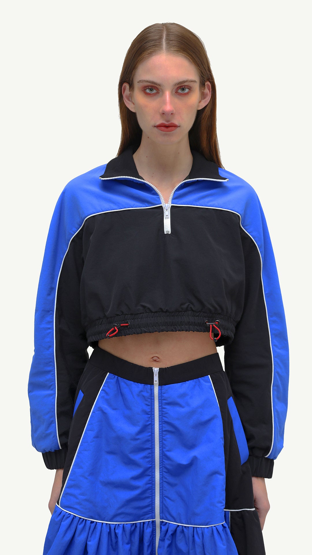 【NOTKNOWING】韓国人気★ Big Ribbon Tie Windbreaker NOTKNOWING】韓国人気☆ Big Ribbon Tie Windbreaker